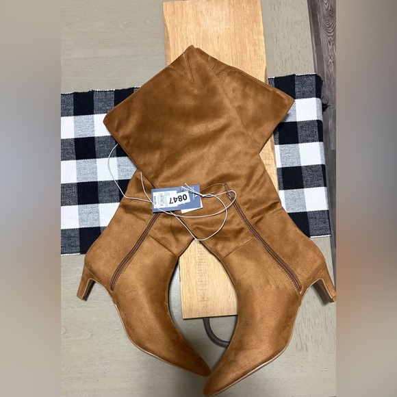 Universal Thread Shoes - Universal Thread Kitten Heel Suede Boots